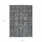 Homeroots 8' X 10' Navy Blue Beige And Taupe Oriental Washable Indoor Outdoor Area Rug 582101 - alternate 2