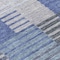 Homeroots 8' Denim Blue And Navy Blue Round Striped Washable Indoor Outdoor Area Rug 581691 - alternate 2