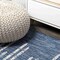 Jonathan Y Zolak Berber Stripe Geometric Blue/Ivory 8 ft Round Indoor/Outdoor Area Rug SMB124C-8R - alternate 2
