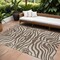 Homeroots 9' X 12' Brown And Beige Animal Print Washable Indoor Outdoor Area Rug 600598 - alternate 1