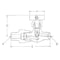 Hoke 3700 & 3800 Series Cylinder Valves, 1/4in MNPT x 1/4in MNPT, 5000 PSI, -20 Deg. To 250 Deg. F 3752M4Y2 - alternate 3