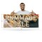 Signmission Rummage Sale, 18 Inch x 48 Inch, Vinyl Banner B-30840 - alternate 2
