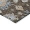 Homeroots 9' X 12' Chocolate Beige And Blue Floral Washable Indoor Outdoor Area Rug 606150 - alternate 2
