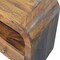 Homeroots 18" Brown Solid Wood Two Drawer Nightstand 701736 - alternate 2