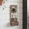 Homeroots 18" Brown Rustic Solid Wood Man Cave Bottle Cap Catcher Wall Decor 636200 - alternate 2