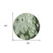 Homeroots 8' Artichoke Green And Emerald Round Abstract Washable Indoor Outdoor Area Rug 577153 - alternate 2