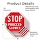 Signmission Stop Proceed Slowly, 4 inch X 4 inch, Vinyl Decal, 5PK OC-D-5PACK-4-13 - alternate 2