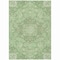 Homeroots 9' X 12' Artichoke Green And Ivory Medallion Washable Indoor Outdoor Area Rug 617453 - alternate 2