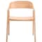Leisuremod Rivo Collection Elegant Dining Chair in Natural Wood RC20NW - alternate 2