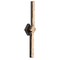 Cwi Lighting Contour Integrated LED 33in Sand Black Indoor-Outdoor Wall Light with Handcrafted Glass 1724W33-2-101-A - alternate 2