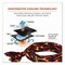 Ergodyne Chill-Its 6700 Cooling Bandana Polymer Tie Headband, One Size Fits Most, Flames 12341 - alternate 2