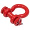 Mytee Products 4Pcs 1/2in Anchor Shackle Forged Carbon Steel w/Safety Screw Pin 4,000lbs WLL, 4PK SHACKLE-ANCHOR-BT-12x4 - alternate 2