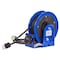 Coxreels Cord Reel, Spring Retracted, 12 AWG, Blue Reel Color, 30 ft Length, 1 Outlets PC10-3012-A - alternate 1