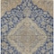 Homeroots 8' X 10' Navy Blue Beige And Brown Oriental Washable Indoor Outdoor Area Rug 605256 - alternate 2