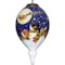 Homeroots Snowmen Family Watching Santa on a Sleigh Hand Painted Mouth Blown Glass Ornament 477524 - alternate 2