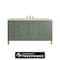James Martin Vanities Chicago 60 in. Single Vanity, Smokey Celadon, w/ 3 CM Eternal Jasmine Pearl Silestone Top 503-V60S-SC-FEJP - alternate 1