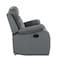 Homeroots 40" Modern Grey Fabric Loveseat 329388 - alternate 2