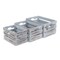 Homeroots Set of Three Gray Solid Wood Crate, 3PK 487710 - alternate 2