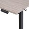 Osp Home Furnishings Primo 60in Sit/Stand, Grey / Black PMO6066-LG - alternate 2
