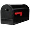Gibraltar Mailboxes OM160B01 Mailbox, 1475 cuin Capacity, Steel, Powdered, 812 in W, 237 in D, 106 in H, Black OM160BAM - alternate 1