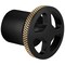 Brizo Litze 3 And 6 Setting Diverter Trim Handle Kit, Wheel Matte Black/Luxe Gold HW932-BLGL - alternate 1