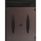 Vdomdoors Front Exterior Prehung Aluminum Double Doors Ronex1277 Brown Top Transom Mirrored Clear Glass Top RONEX1277DEXD-BRW-W72xH80+16-RH-I - alternate 1