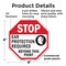 Signmission Stop Ear Protection Required Beyond, 6 Inch X 6 Inch, Plastic Sign OC-P-6-178 - alternate 2