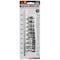Performance Tool 9 pc. 1/4 in. Dr. Metric Flex Socket Set, 6 Pt, Recessed Edges W36981 - alternate 2