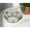 Homeroots 10" Clear and Green Palm Tree Acrylic Round Salad Bowl 520904 - alternate 2