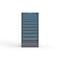 Strong Hold 11 drawer cabinet - (4x 2ft, 4x 4ft, 2x 5ft, 1x 9ft) - Blue accents - Keyed Alike S3060-PPAAS-1102FS - alternate 1