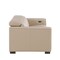 Homeroots 80in Cream and Brown Leather Power Reclining Loveseat 720533 - alternate 2