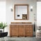 James Martin Vanities Bristol 60'' S Vanity, Saddle Brown w/ Victorian Sil Silestone Top w/FreePower Wireless Charger 157-V60S-SBR-FVSL - alternate 2