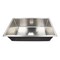 Lippert 27X16X7 SINGLE BOWL SINK; R10 CORNERS; STAINLESS STEEL 304 385313 - alternate 1