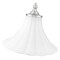 Z-Lite Fleur Brushed Nickel 1 Light Pendant 1958P16-BN - alternate 2