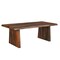 Homeroots 86" Dark Brown Solid Wood Dining Table 521833 - alternate 2