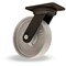 Hamilton Plate Caster, Swivel, Iron, 9 3/4"H S-HSK-8HMB - alternate 1