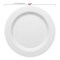 Smarty Had A Party 10" White Pearl String Round Disposable Plastic Dinner Plates, 120PK 8870-WH-CASE - alternate 2