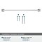 Amerock Mulholland 12-5/8 inch 320mm Center-to-Center Polished Chrome Cabinet Pull BP5353726 - alternate 2