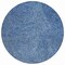 Homeroots 8' Navy Blue Gray And Ivory Round Abstract Washable Indoor Outdoor Area Rug 597030 - alternate 2