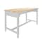 Diversified Spaces Lab Workbench, 16 ga Steel Frame, 72 in W, Light Gray AMS72305G - alternate 1