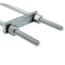 Mytee Products 18in Square 5/8in-11 U-Bolt Kit with Tie Bars, Hex Nuts & Lock Washers UBSB-18 - alternate 3