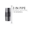 Ace Trading - Nipple 1 in. MIP each X 1 in. D MIP Black Steel 3 in. L Nipple 300UP1X3 - alternate 2