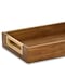 Homeroots 32in Brown Solid Wood Handmade Vanity Tray With Handles 713539 - alternate 2