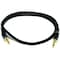 Monoprice 3ft Premier Series 1/4-inch (TS) Male to Male 16AWG Audio Cable (Gold Plated) 5495 - alternate 1