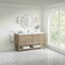 James Martin Vanities 60 in. Single Vanity, Whitewashed Oak, w/Single Hole 3 CM White Zeus Quartz Top & Backsplash 330-V60S-WWO-1WZ - alternate 2