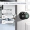 Wrightmaster 3 in 1 Corded Aluminum Smart Lock Deadbolt, Keyless Entry Door Lock with Fingerprint Digital, APP C ZR-S08T-BK - alternate 2