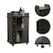 Homeroots 22in Espresso Wood Rolling Bar Cart With Wine Storage 477744 - alternate 2