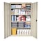 Sandusky Lee Heavy Duty Welded Steel Storage Cabinet, 46x24x72, Putty EA4R462472-07 - alternate 2