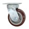 Service Caster 5 Inch Kingpinless Poly on Polyolefin Wheel Swivel Top Plate Caster SCC SCC-KP30S520-PPUR - alternate 1