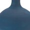 Homeroots 9" Blue And Terra Cotta Ceramic Round Urn 632642 - alternate 2